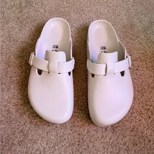 Birkenstock Boston EVA in Eggshell